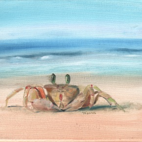 Crab Daily Painting Speed Painting Video by Rhiannon